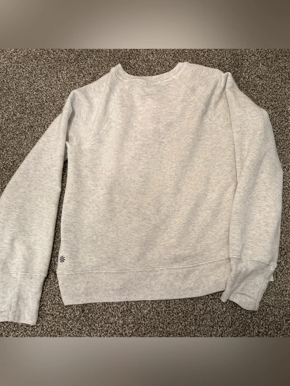 Athleta Light Gray Crewneck Sweatshirt - Girls